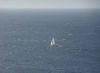 Viel Wind, gereffte Segel
