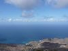 Blick Richtung NW: Mit guten Augen und viel Phantasie sieht man die Insel La Palma