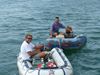 Beim Diesel und Wasser Bunkern in Panama City