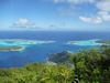 Blick Richtung Westen: Der einzige Pass in die Lagune von Bora Bora