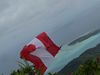 Unglaublich, aber wahr: Diese Flagge am Gipfel.