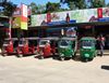 Erstes Highlight in Sri Lanka: Die allgegenw&auml;rtigen Tuk-Tuks...